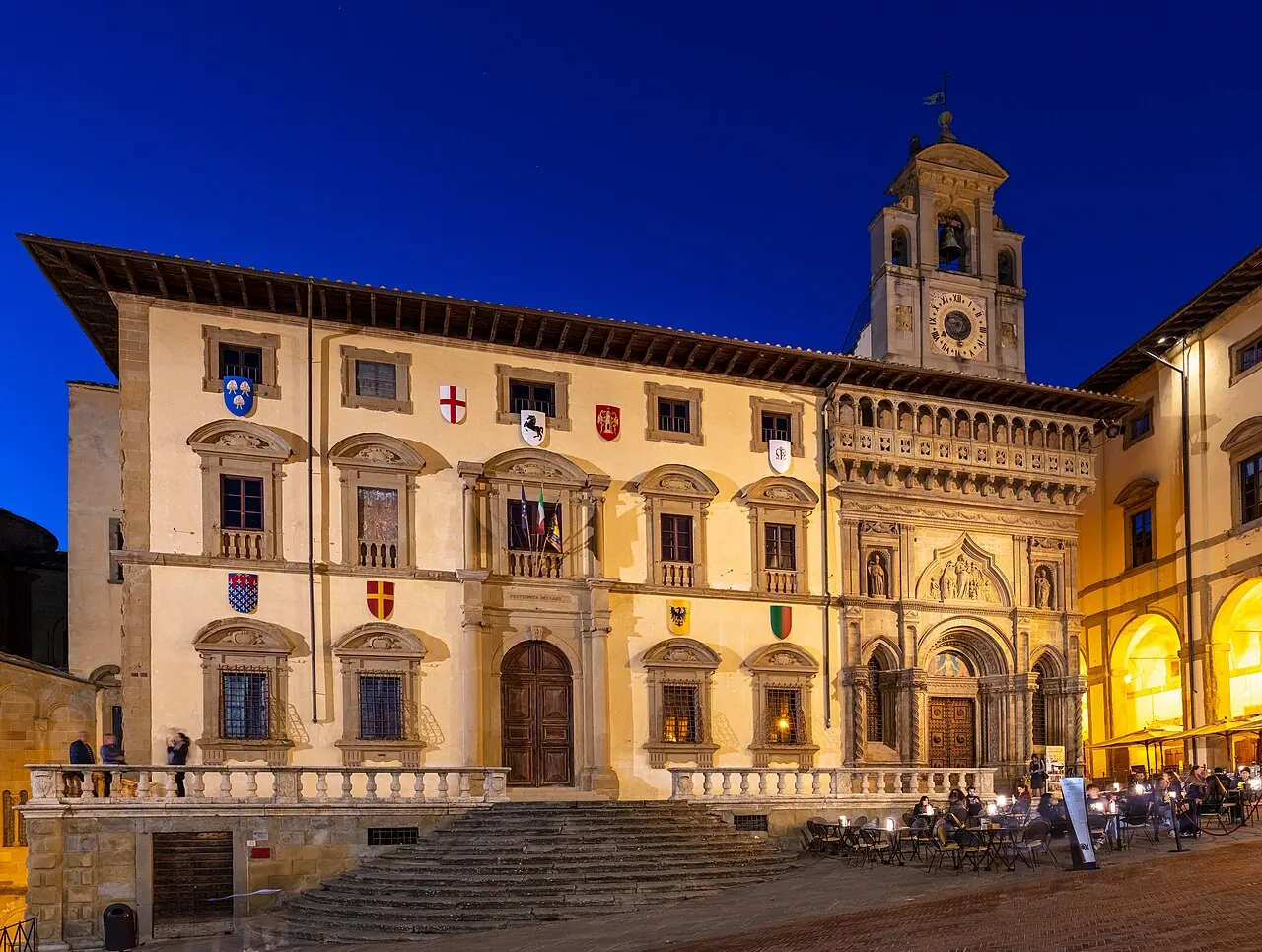Il Palazzo della Fraternita dei Laici in Piazza Grande ad Arezzo