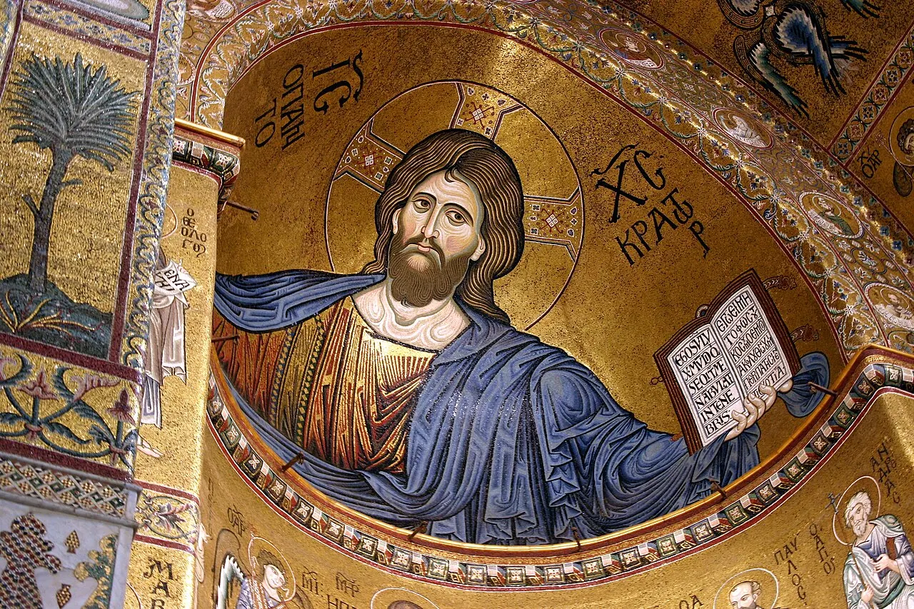 Il Cristo Pantocratore nell'abside del Duomo di Monreale